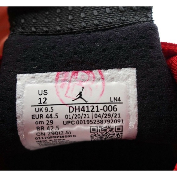 Nike Air Jordan 14 Retro Low Gym Red Lipstick Womens 12 DH4121-006 Mens 10.5 - Picture 10 of 12